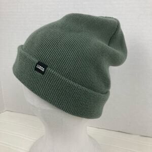 Terra Thread Organic Cotton Beanie Unisex Sage Green Ethical EcoFriendly Slouch
